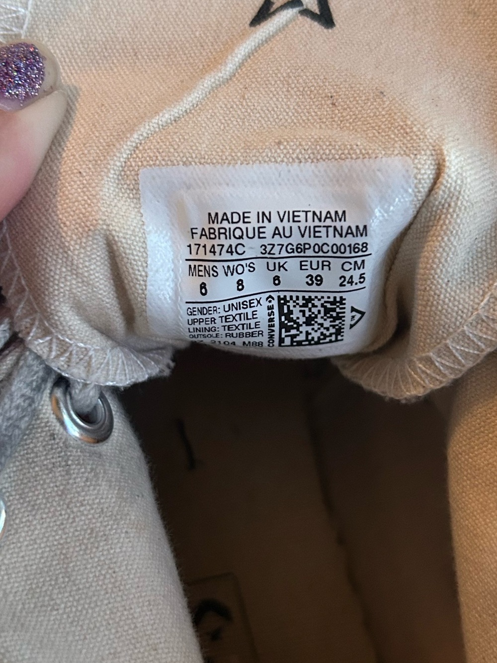 Converse Chuck 70 High Top Himalayan Salt Sneakers Women’s 8 - Picture 10 of 10